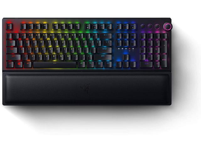 Razer BlackWidow V3 Pro Mechanical Wireless Gaming Keyboard: Green Mechanical Switches - Tactile & Clicky - Chroma RGB Lighting - Doubleshot ABS