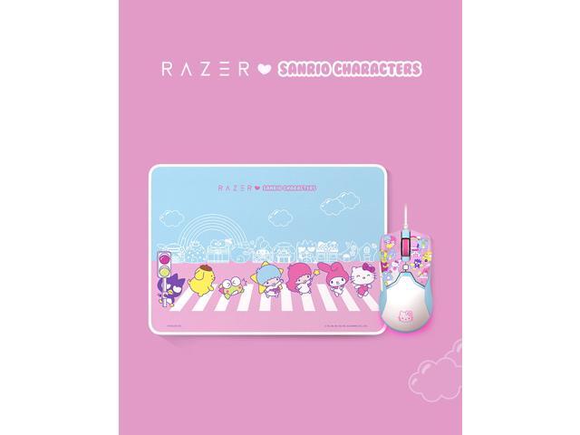 Razer Chroma HelloKitty I SANRIO Pink Exclusive Mouse Wired Mouse and Pad Combo for Gaming and Office