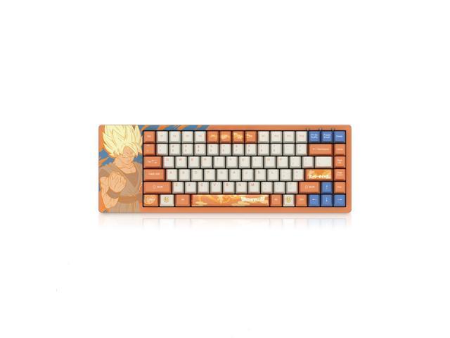 Ducky ACG84 Dragonball Super Version Ergonomic Design Cool Exterior USB Wired Cherry MX Switch Mechanical Gaming Keyboard PBT Keycaps84 Keys