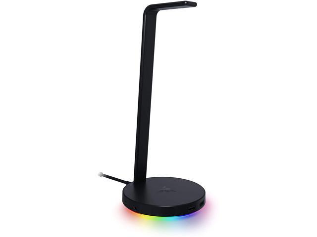 Razer Base Station V2 Chroma: Chroma RGB Lighting - Non-Slip Rubber Base - Designed for Gaming Headsets - Classic Black (RC21-01510100-R3U1)