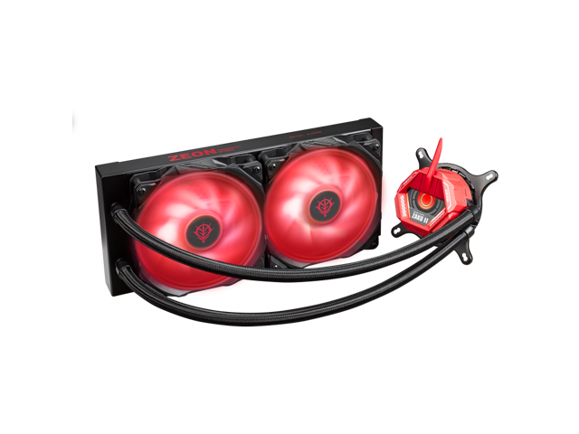 ASUS ZAKU TUF Gaming LC 240 RGB All-in-one liquid CPU Cooler With Aura Sync And Dual TUF 120mm 4Pin 12V RGB Radiator Fans