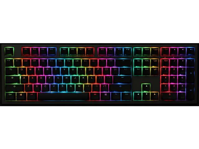 Ducky Shine7 108Keys Zinc Alloy Edition Mechanical Gaming Keyboard Cherry MX Switch RGB Backlit PBT Keycaps