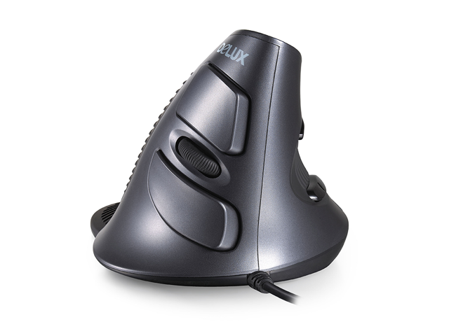Delux M618 Ergonomic Grip Vertical Mouse For PC Laptop