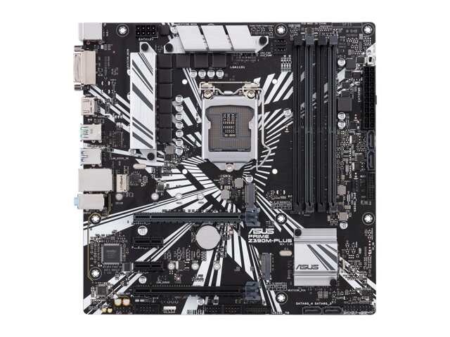 ASUS PRIME Z390M-PLUS Intel LGA 1151 mATX Gaming Motherboard (OptiMem II DDR4 4266 MHz Dual M2 HDMI Intel Optane memory ready SATA 6Gb/s USB