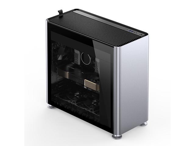 Neweggbusiness Jonsplus I 400 Itx Dtx Atx E Atx Aluminum Tempered Glass Computer Case Support 360 280 240 1 Liquid Cooling