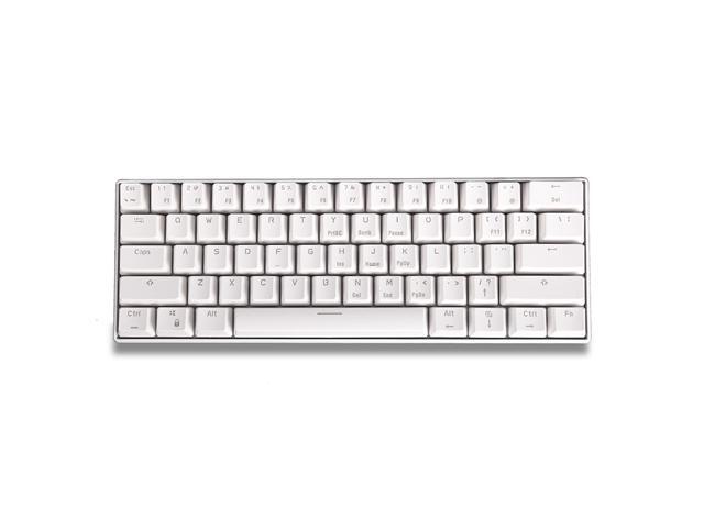 GANSS ALT61 N-Key Rollover 60% Mini and Portable Bluetooth Wireless and Wired Modes Cool Exterior RGB USB Wired 61 Keys Gaming Keyboard Cherry