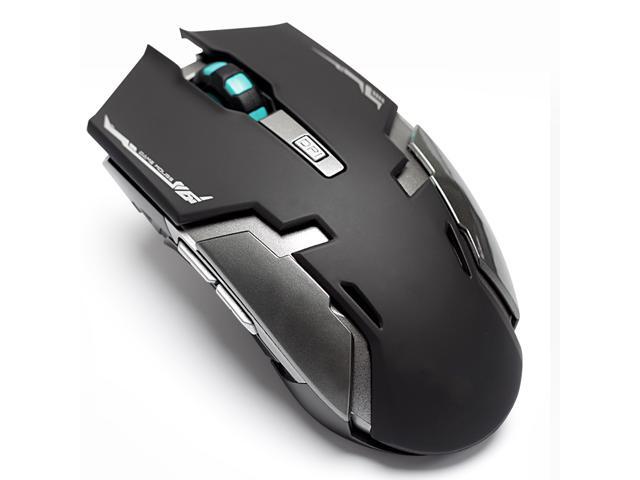CORN Iron Man War 5 Battle 6 Buttons 24GHz Wireless Rechargeable Wireless Rechargeable 1600DPI Ergonomic Optical USB Gaming Mouse For Laptop