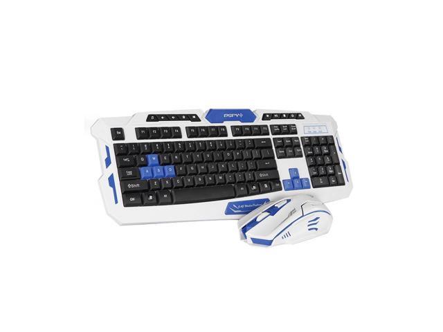 CORN HK8100S 19 Non-conflicting Keys Mechanical Feeling Ergonomic Design Cool Exterior Waterproof 24GHz Wireless Keyboard And Mouse Combo For
