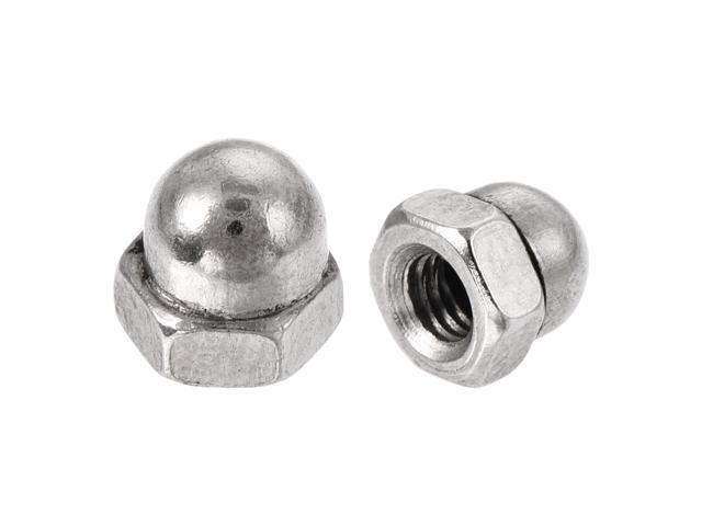 M3 Thread Dia Dome Head 304 Stainless Steel Cap Acorn Hex Nuts 50pcs
