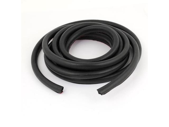 Unique Bargains 35 Meter D-type Door Rubber Seal Weather Strip Hollow Black for Car Motor Truck