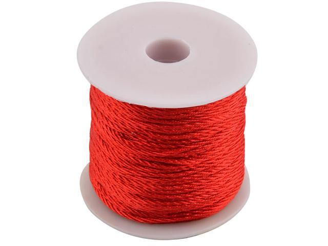 Household Nylon Handicraft Chinese Knot Bracelet Cord String Thread Red 55 Yards