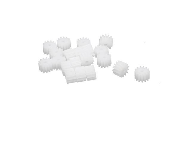 20pcs 13 Teeth 75mm Dia Plastic Gear Wheel for Toy Car Motor Shaft