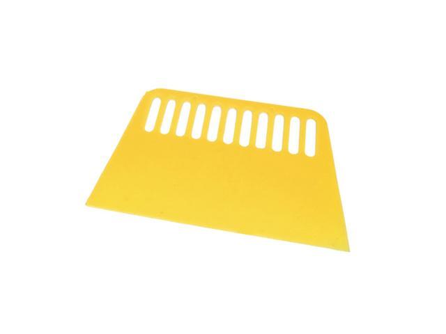 Unique Bargains House Wall Wallpaper Painting Tool Plastic Handheld Putty Scraper Light Yellow