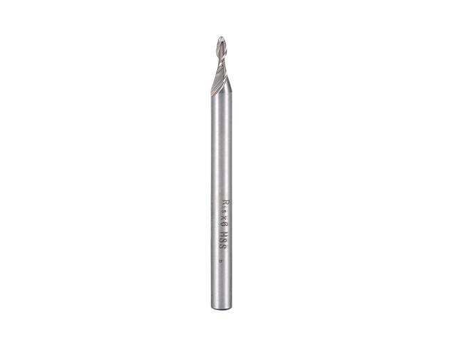 Ball Nose End Mill CNC Router Bit 2 Flute Spiral Tool R15 x 6 x 9 x 75mm