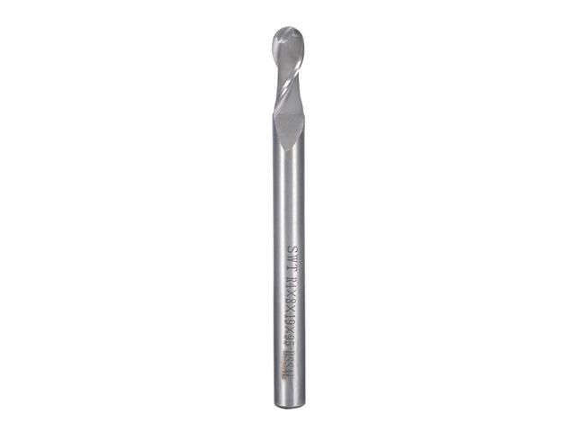 Ball Nose End Mill CNC Router Bit 2 Flute Spiral Tool R4 x 8 x 19 x 95mm