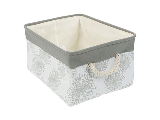 Collapsible Storage Baskets Bin Canvas Fabric Laundry Basket with Drawstring Toy Bin Organizer for Clothes Towel Storage (X-Large -177' x 138'