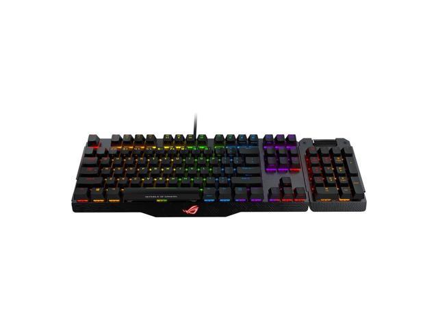 ASUS Claymore USB 20 RGB Backlight Detachable Wired Mechanical Black Switch Gaming Keyboard with Detachable Cable