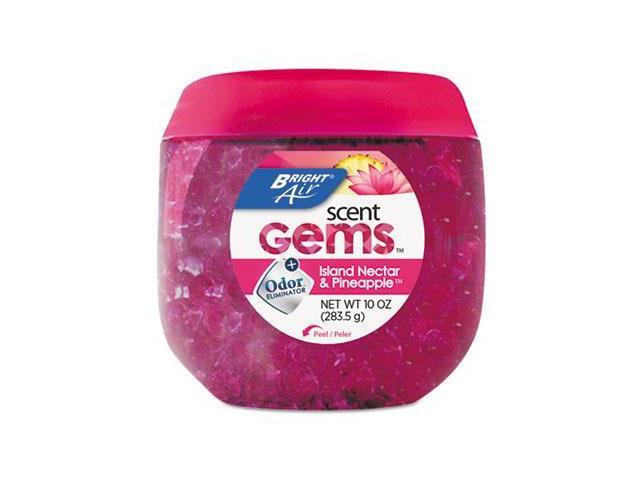 Scent Gems Odor Eliminator Island Nectar and Pineapple Pink 10 oz Gel 900229