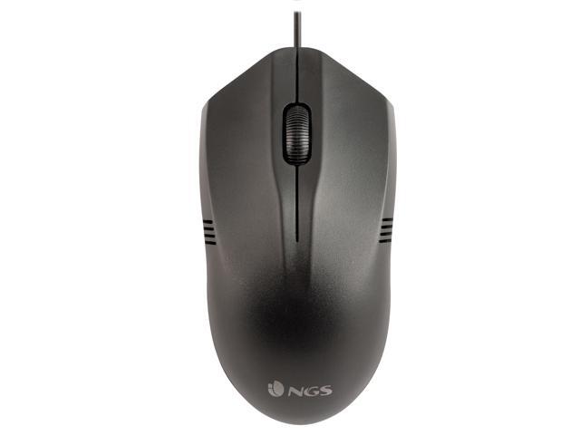 NGS Desktop Optical Wired Mouse Easy Betta - Black
