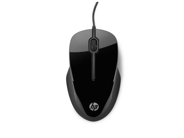 HP X1500 H4K66AA#ABL Black Wired Optical Mouse