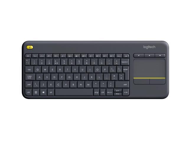Logitech K400 Plus Wireless Touch Keyboard - Italian Layout - Black