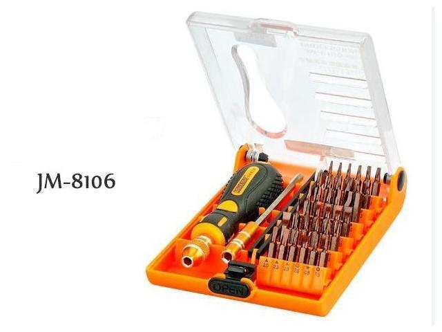 High Quality 38-in-1 precision screwdriver set disassemble laptop Cell phone PC tablet repair tool set computer tools kit JM-8106