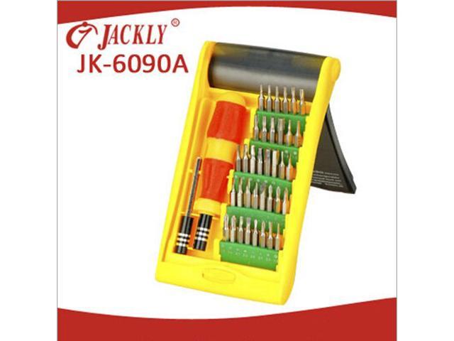 JACKLY 38 in 1 Interchangeable Portable Opening Precision Screwdriver Hand Tools Kit Set for Precise Repair Maintenance(JK-6090A)