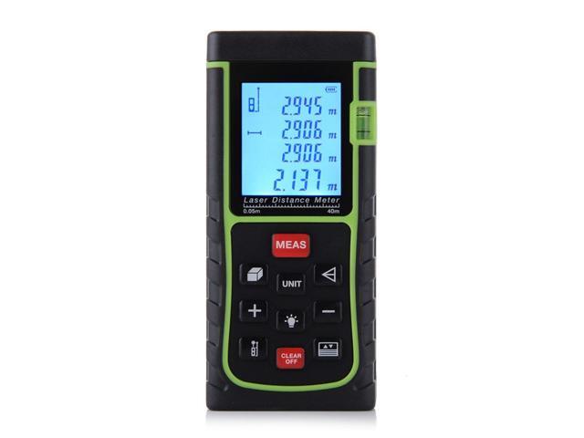 Digital Laser Distance Meter Handheld Range Finder Measure Diastimeter Tape Measure 005 to 40m (016 to 131ft)RZ-E40