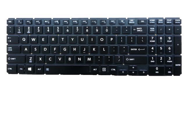 Igoodo® Laptop Black Backlit Keyboard For Toshiba Satellite P55W-C5212 ...