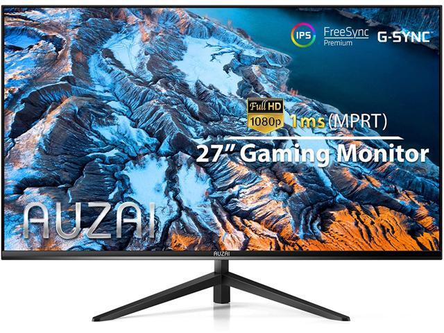 Neweggbusiness Computer Monitor 21 Auzai 27 Inch 144hz 1ms Ips Gaming Monitors Fhd 1080p Frameless Display Support G Sync Freesync With Hdmi Dp Usb Port For Xbox Ps4 5 Pc Tilt Pivot Vesa