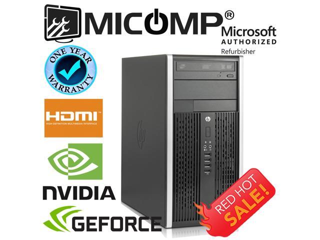 Hp Gaming Tower Computer Nvidia GT 1030 2GB Video Quad Core i5 31Ghz 8Gb 500Gb Dvdrw Windows 10 WiFi