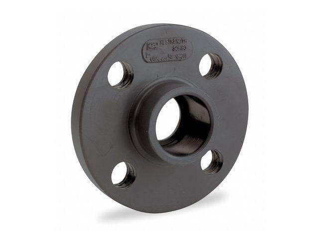 NeweggBusiness - ZORO SELECT 852-040 PVC Solid Flange, FNPT, 4 in