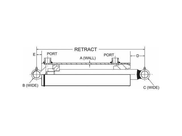 NeweggBusiness - MAXIM 288370 WT Welded Hydraulic Cylinder