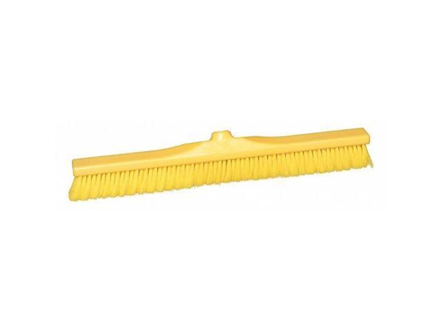 TOUGH GUY 48LZ31 Push Broom Head Yellow Bristle2' L