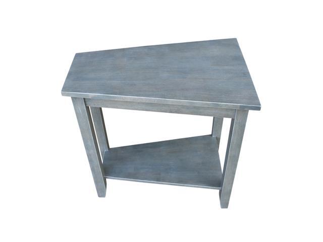INTERNATIONAL CONCEPTS OT105-45 Keystone Accent Table Heather Grey-Antique