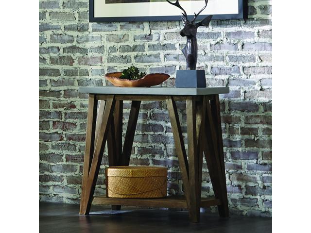 ALATERRE AWBS1870C Brookside 30'W Wood with Concrete-Coating Console/Media Table