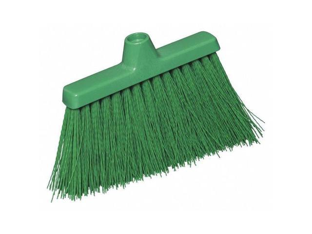 TOUGH GUY 48LZ49 Angle Broom Head Green Bristle6-1/2' L