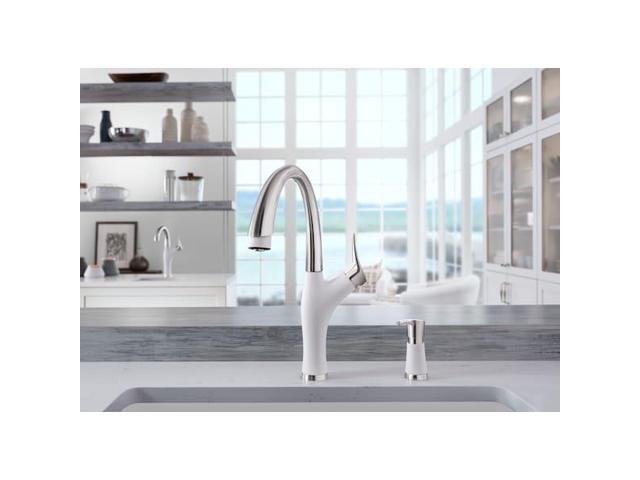 BLANCO 442054 Artona Soap Dispenser - PVD Steel/White