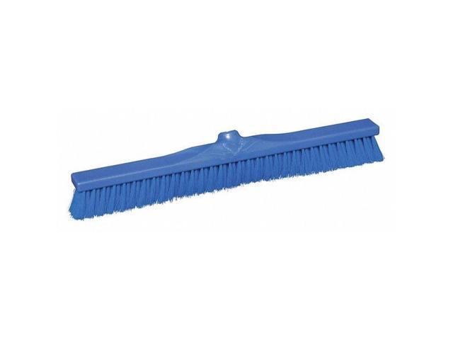 TOUGH GUY 48LZ30 Push Broom Head Blue Bristle2' L