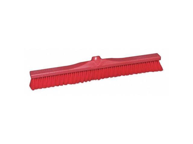 TOUGH GUY 48LZ58 Push Broom Head Red Bristle2' L