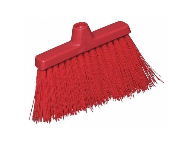 TOUGH GUY 48LZ63 Angle Broom Head Red Bristle6-1/2' L