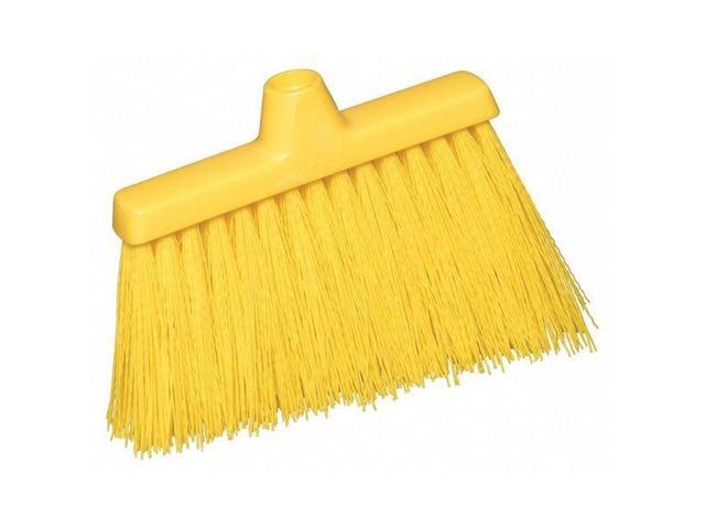 TOUGH GUY 48LZ45 Angle Broom Head Yellow Bristle6-1/2' L