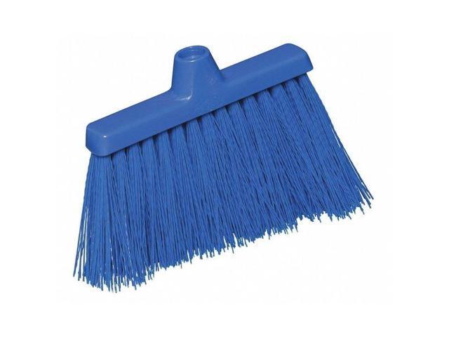 TOUGH GUY 48LZ56 Angle Broom Head Blue Bristle6-1/2' L