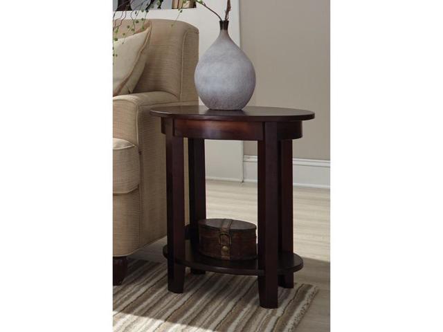 ALATERRE ASCA12P0 Shaker Cottage Round Accent Table Espresso