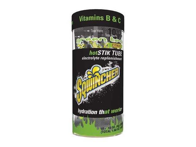 UPC 075880600022 product image for SQWINCHER 060301-GT Sports Drink Mix Powder 0.11 oz, Green Tea, PK10 | upcitemdb.com