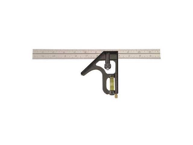 JOHNSON 400EM Combination Square12 In Zinc Steel Head