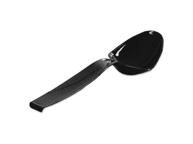 WNA WNA A7SPBL Serving Plastic Spoon 9' Black Pk144