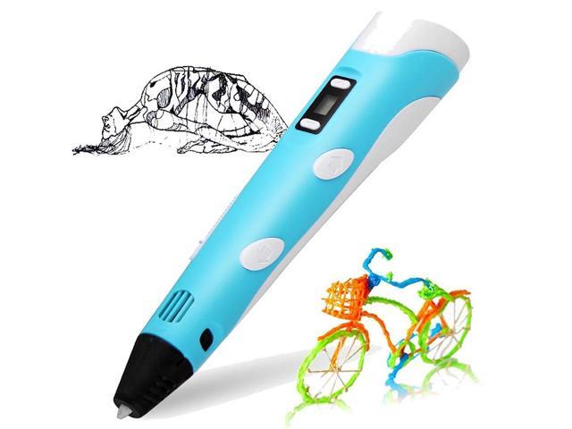 2nd Generation 3D Printing Pen Drawing Pen UV Pen LCD Screen Stylo 3D Printer Doodler ABS Drawing Printer LED Air 3D Stereoscopic Caneta