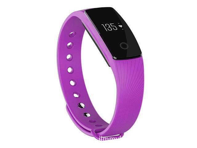 ID107 Bluetooth Fitness Bracelet Heart Rate Monitor Smart Band Activity Tracker Wristband for iOS Android
