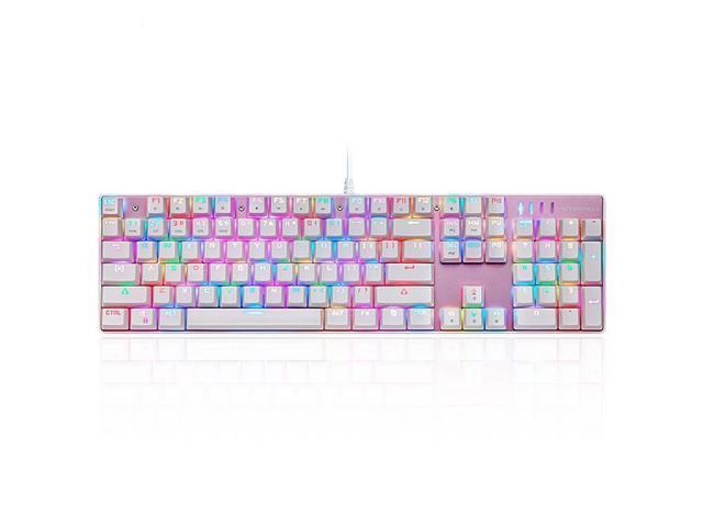 100% Original MOTOSPEED CK104 Full Size Gaming Slim Keyboard Wired Ergonomic Mechanical RGB Backlight And Anti-Ghosting Function